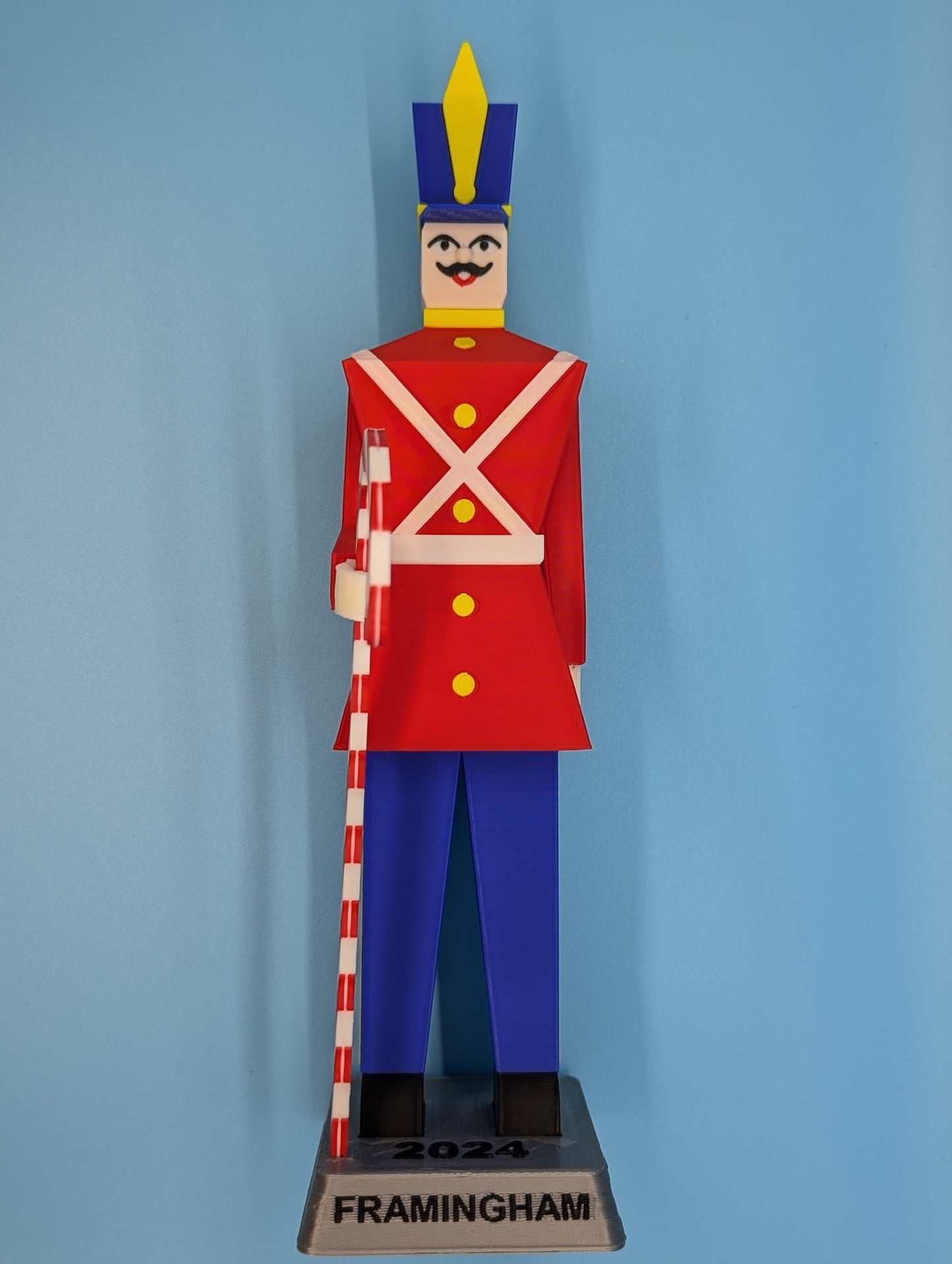 Framingham Soldier - 9" tall with candy cane